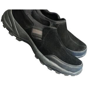 Gander Mountain Black Suede Trail Hiking Shoe Men 12 Low Top Outdoor Waterproof